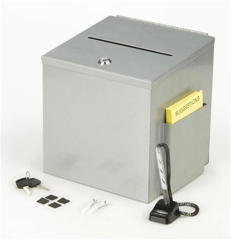 metal ballot box canada|locking ballot box.